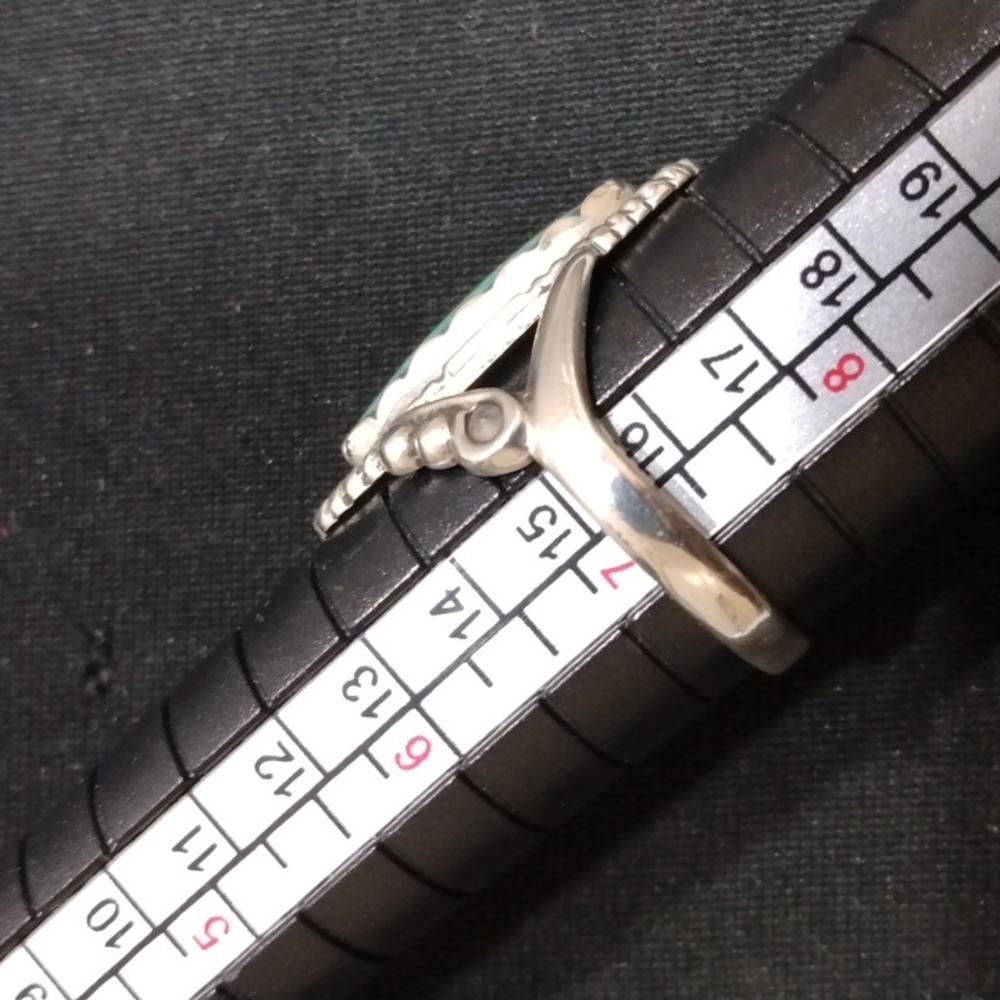 Sterling Native American Style Ring - image 7